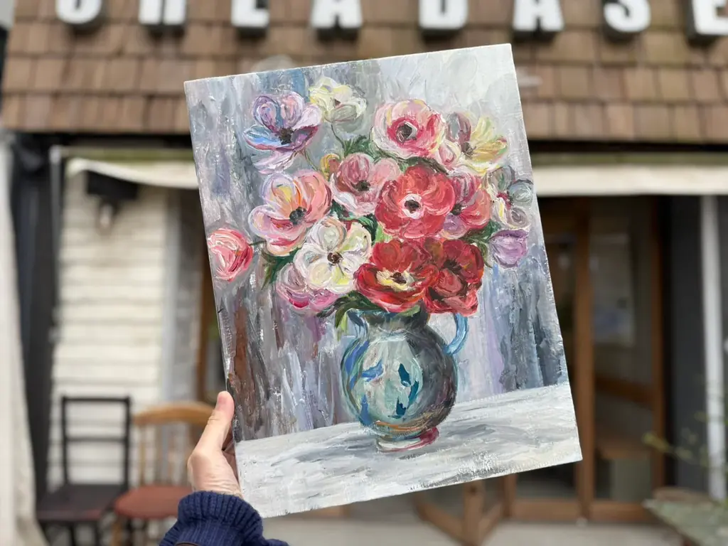 【10月限定「名画割」開催】“食欲の秋”にアートを味わう。ルノワール『桃』・セザンヌ『リンゴのある静物』を描く秋の名画体験｜CREABASE（クレアベース）押上店 画像 6