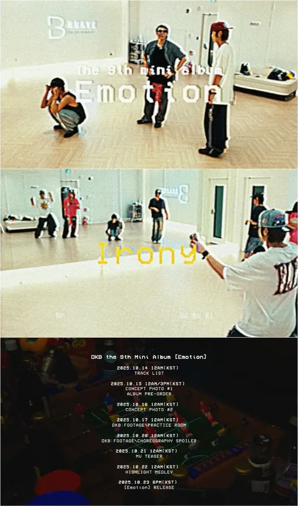 DKB、1年3カ月ぶりにカムバック！9thミニアルバム『Emotion』のスケジューラー公開 画像 1