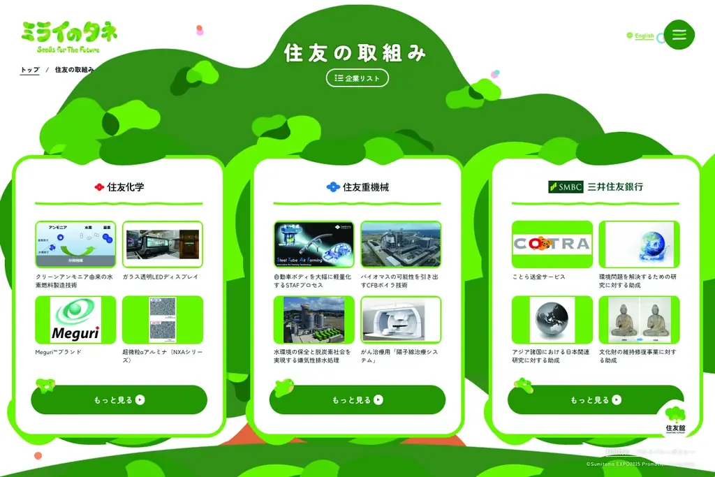 さぁ、森からはじまる未来へ　大阪・関西万博「住友館」閉館のご報告と御礼　未来へつなぐ住友館のレガシー施策について 画像 6