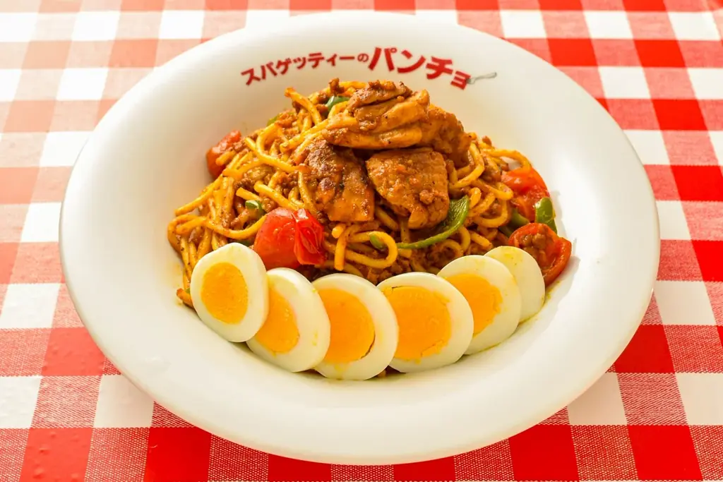 【スパゲッティーのパンチョ】人気No.1メニューがパワーアップして復刻！創業16周年記念・期間限定メニュー「ゴロっとチキンのカレーナポ」を10月16日（木）に発売 画像 3