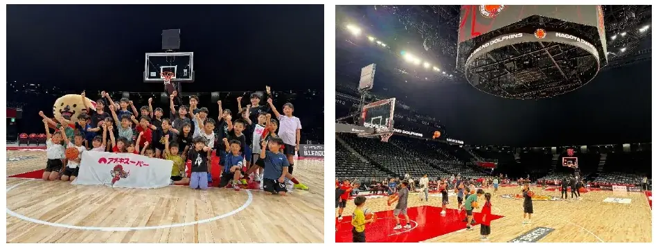 小さな挑戦！大きな未来♪プロバスケットボールクラブ『名古屋ダイヤモンドドルフィンズ』と共同で『第２回子どもバスケット教室(クリニック) 』を開催 画像 2