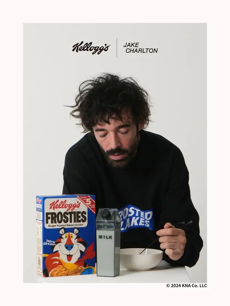 JAKE CHARLTON、世界的シリアルメーカー「Kellogg’s」と初コラボ。フットボール×ストリートなアイテム全6型を、10月17日より数量限定発売 画像 2