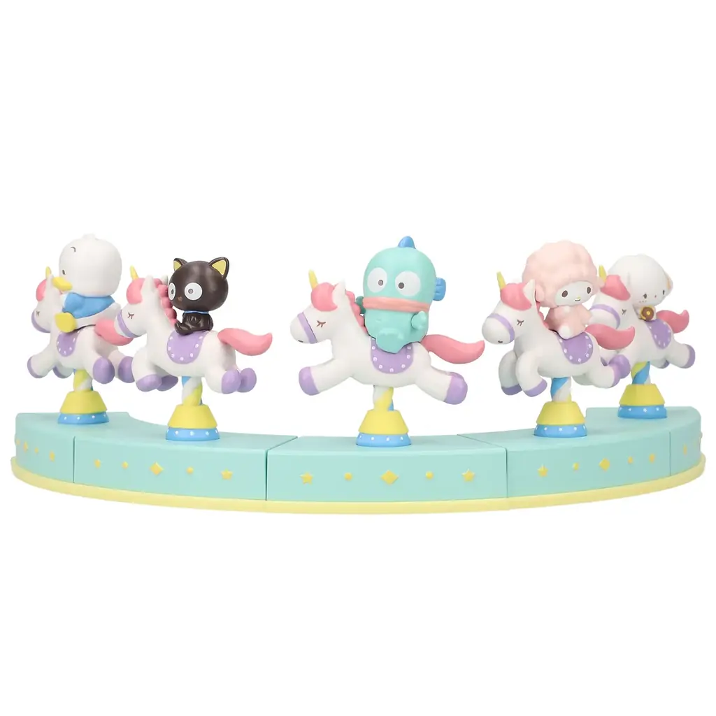 大好評のサンリオキャラクターズのバブルヘッドドールの新色「Shaky! サンリオキャラクターズ メリーゴーランド -MINT-」が全国のカプセルトイ自販機にて2025年10月中旬より順次発売！ 画像 7