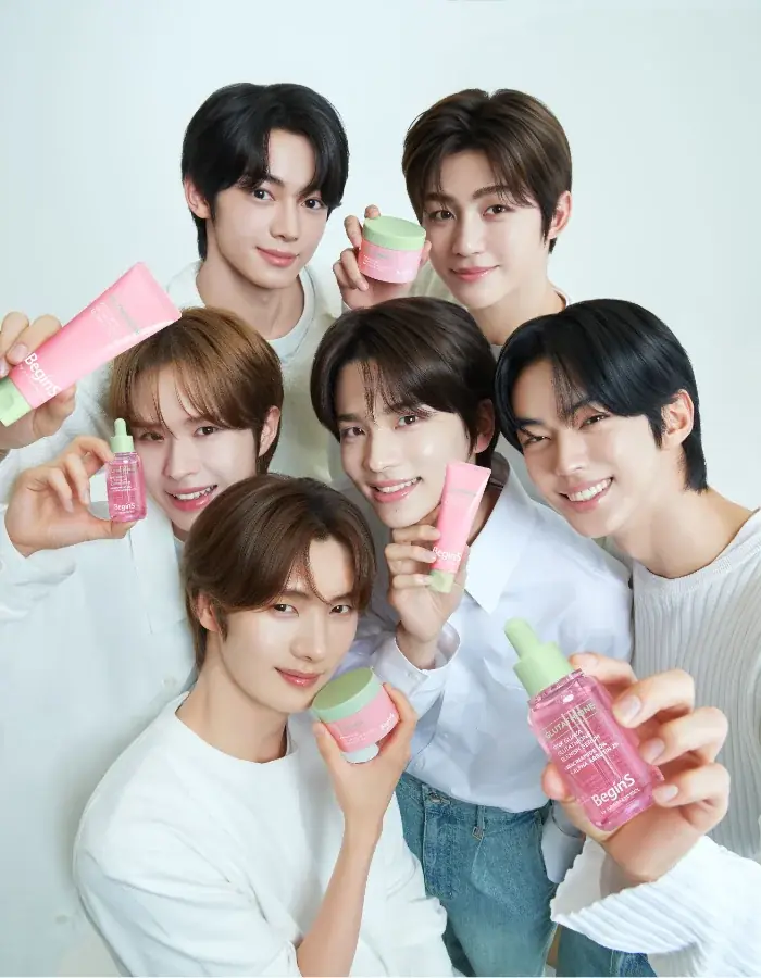 韓国メイクアップアーティストブランド『ジョンセンムル』スキンケアブランド『BeginS』人気6人組グループ「TWS」がブランドアンバサダーに決定！ 画像 6