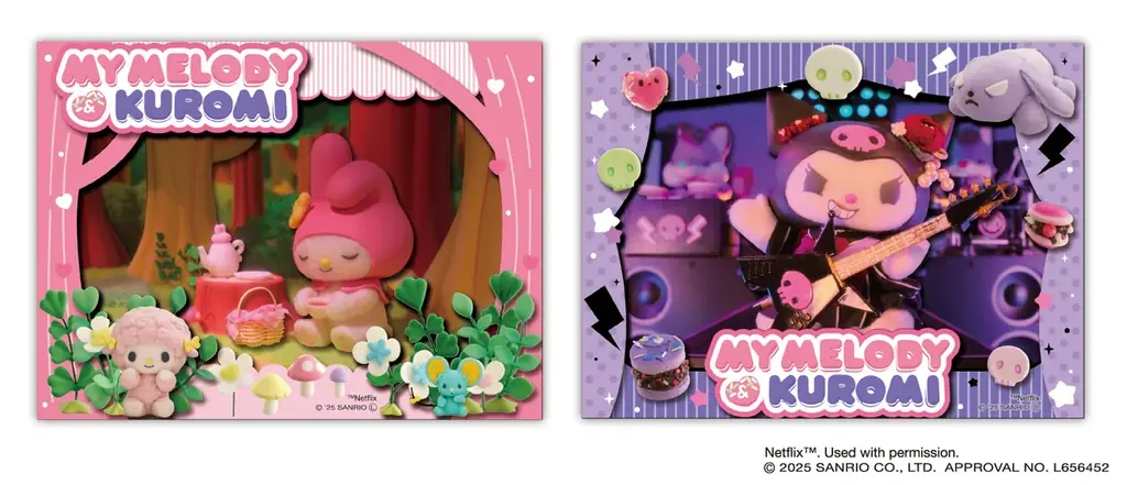 「ペーパーシャドーアート ミニ My Melody & Kuromi」予約受付開始 画像 1