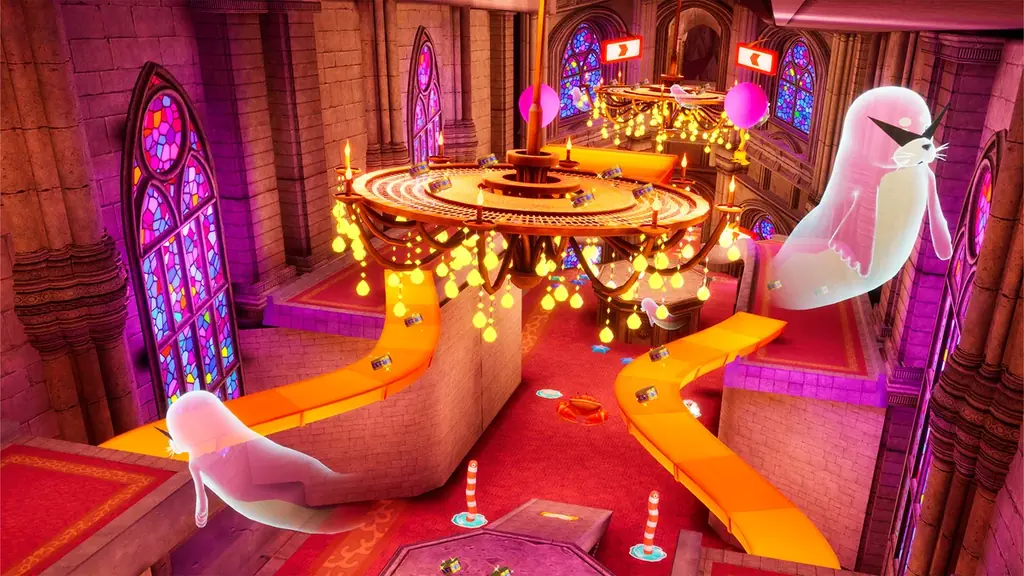 『Faaast Penguin』、ヴァンパイアの城を舞台にした4つの新コースを追加！ハロウィンパーティーも同時開催！ 画像 4