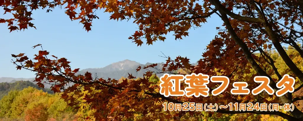 見て作って遊ぶ秋「紅葉フェスタ」開催｜国営アルプスあづみの公園【大町・松川地区】 画像 1