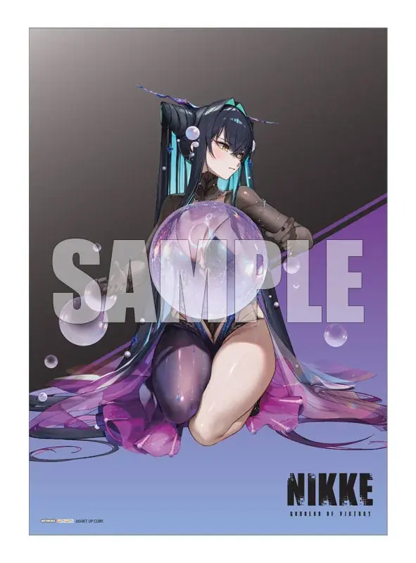 『勝利の女神：NIKKE』より、「リトルマーメイド」フィギュアがAbyss Flowerの姿で登場。あみあみ限定特典「A2クリアポスター」付き。 画像 3