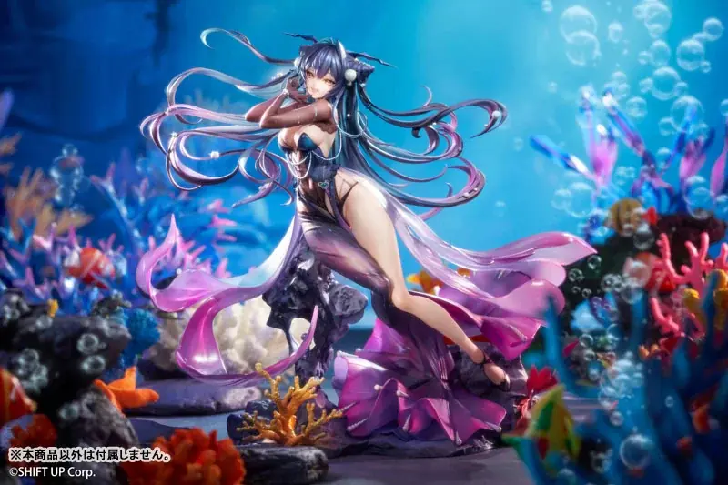『勝利の女神：NIKKE』より、「リトルマーメイド」フィギュアがAbyss Flowerの姿で登場。あみあみ限定特典「A2クリアポスター」付き。 画像 5