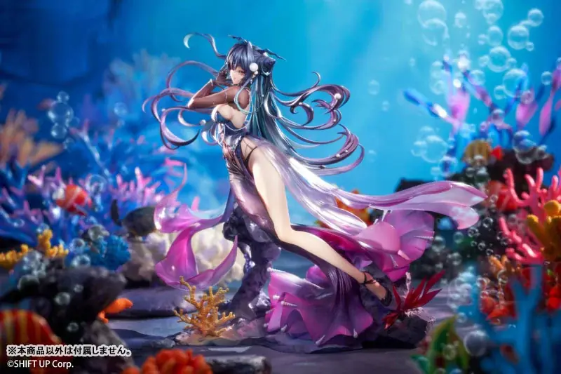 『勝利の女神：NIKKE』より、「リトルマーメイド」フィギュアがAbyss Flowerの姿で登場。あみあみ限定特典「A2クリアポスター」付き。 画像 7