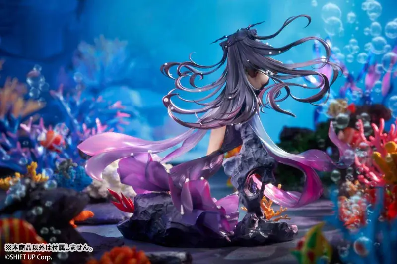 『勝利の女神：NIKKE』より、「リトルマーメイド」フィギュアがAbyss Flowerの姿で登場。あみあみ限定特典「A2クリアポスター」付き。 画像 8