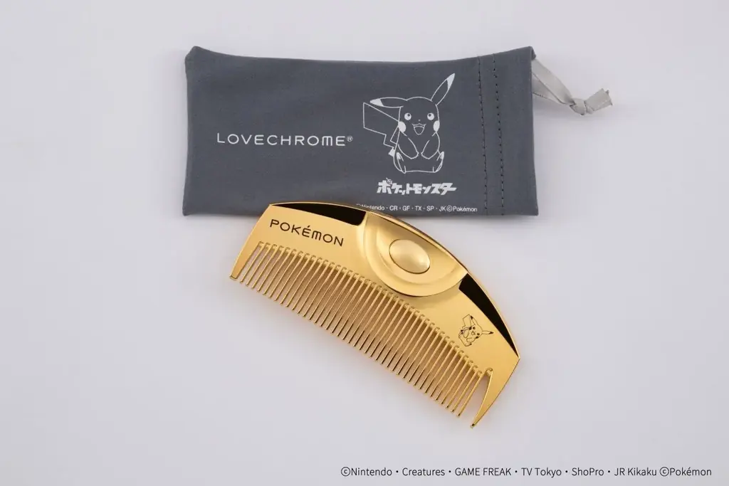 LOVECHROME(ラブクロム)より、ポケモンモデルのヘアコームが登場！ピカチュウをはじめとする全3種のポケモンがデザインされ、11/19(水)より発売。 画像 3