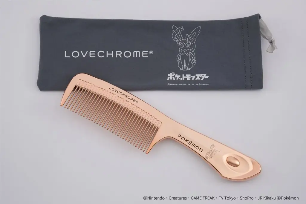 LOVECHROME(ラブクロム)より、ポケモンモデルのヘアコームが登場！ピカチュウをはじめとする全3種のポケモンがデザインされ、11/19(水)より発売。 画像 5