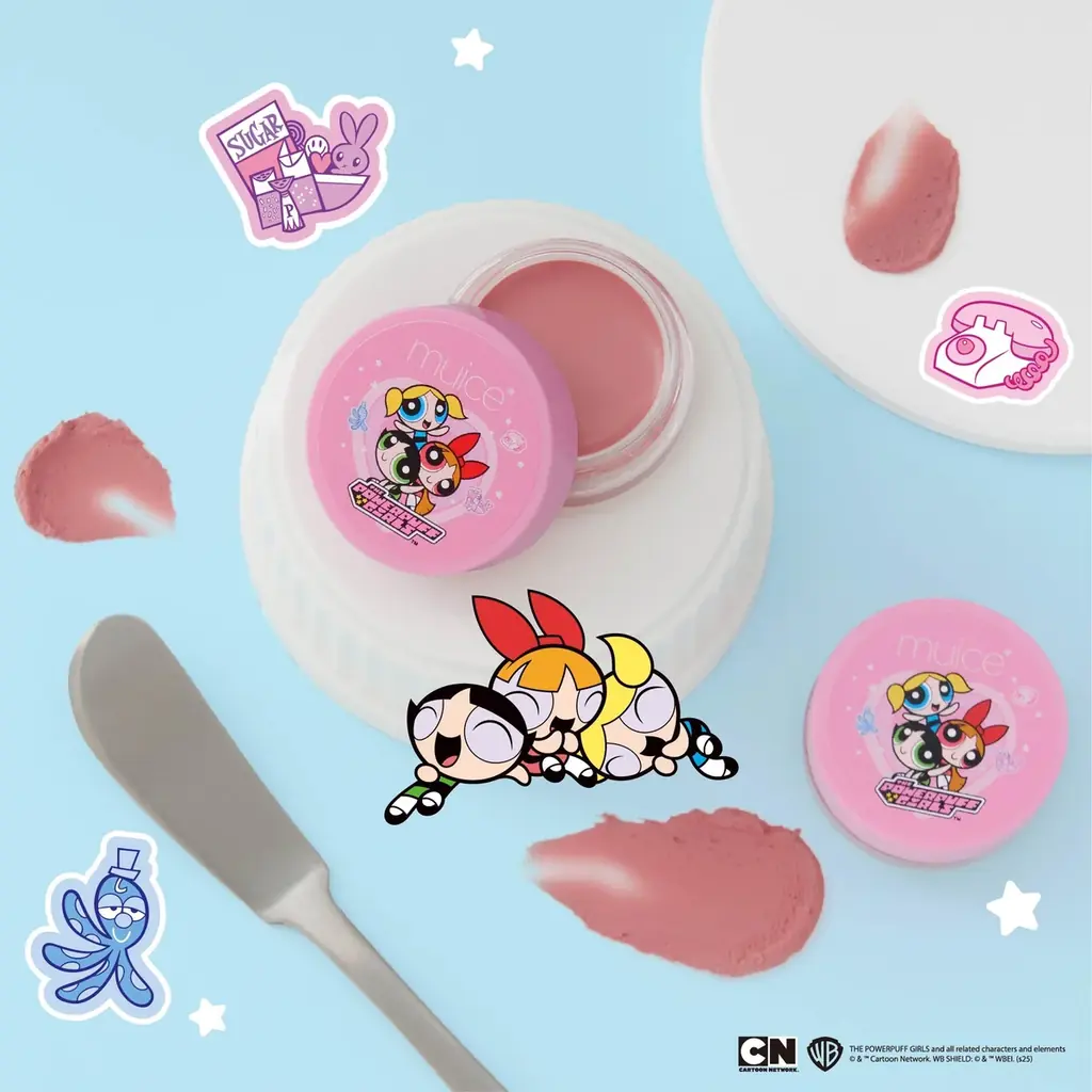 美容系動画クリエイター・かわにしみきプロデュース ｍuice（ミュアイス）「パワーパフ ガールズ」と初コラボが実現！新商品のスフレチークのほか、人気アイテムが限定パッケージで登場！ 画像 2