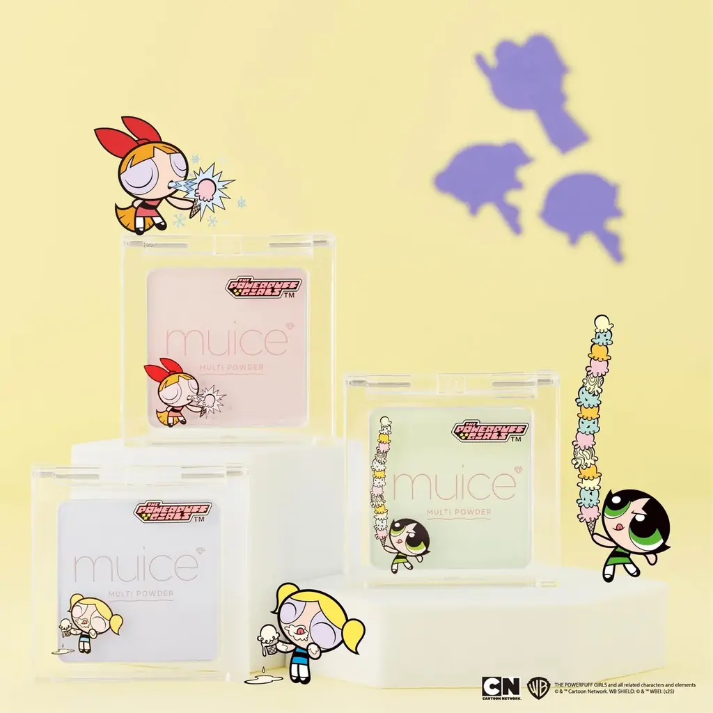 美容系動画クリエイター・かわにしみきプロデュース ｍuice（ミュアイス）「パワーパフ ガールズ」と初コラボが実現！新商品のスフレチークのほか、人気アイテムが限定パッケージで登場！ 画像 4