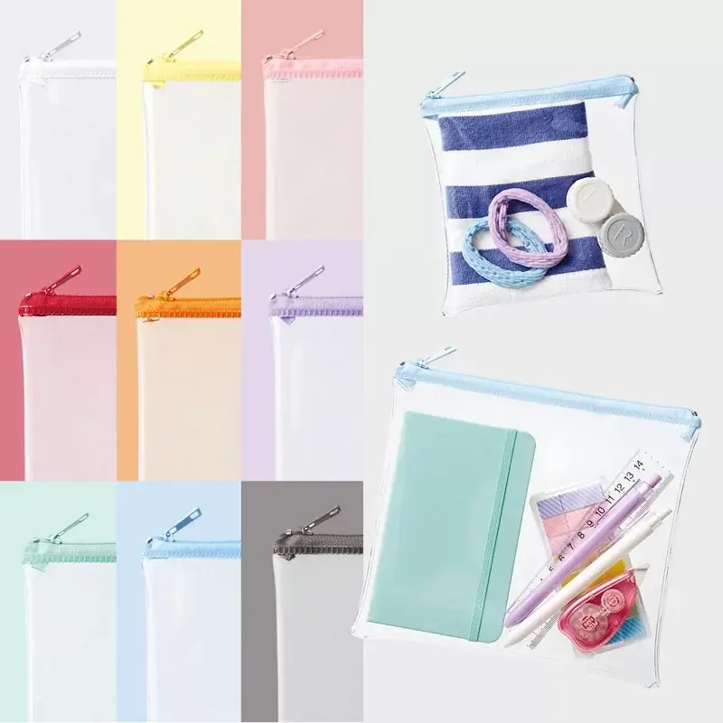 ME-Qの「カラーファスナークリアポーチ」が新登場！9色展開×フルカラー印刷でオリジナルデザインを1個から作成可能！（2025/10/15） 画像 3