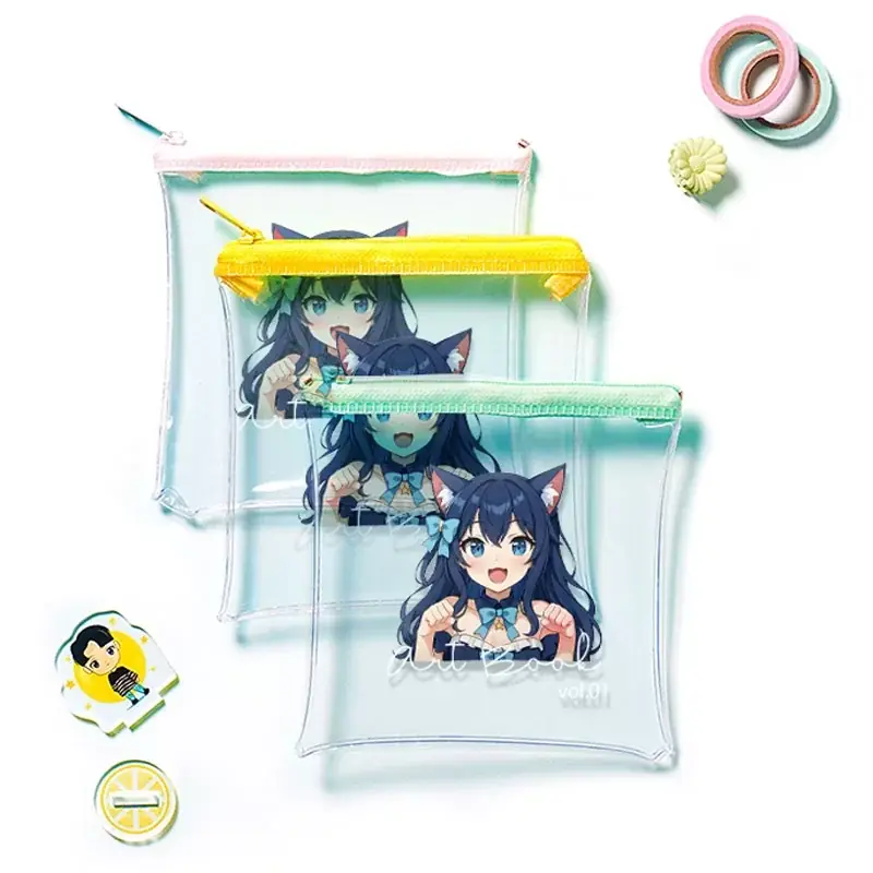 ME-Qの「カラーファスナークリアポーチ」が新登場！9色展開×フルカラー印刷でオリジナルデザインを1個から作成可能！（2025/10/15） 画像 7