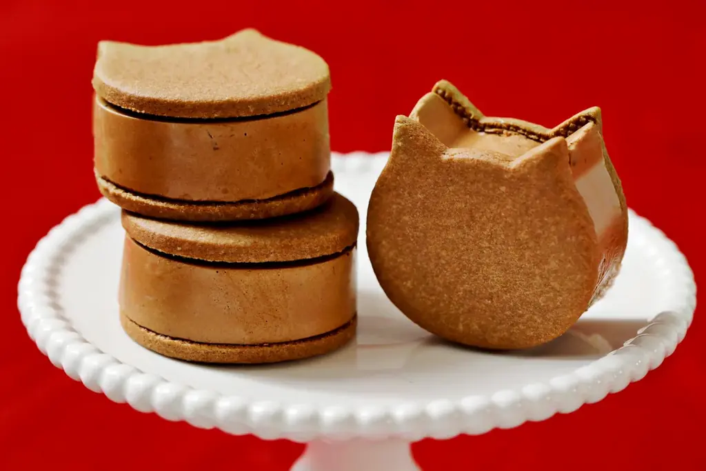 【冬限定！ねこスイーツ】口溶けにゃめらか～な食感とチョコの甘み広がる『にゃめらか テリーヌショコラ』をはじめ、サクサククッキーとまろやかなショコラ×オレンジを楽しめる新作バターサンドが期間限定で新発売 画像 6