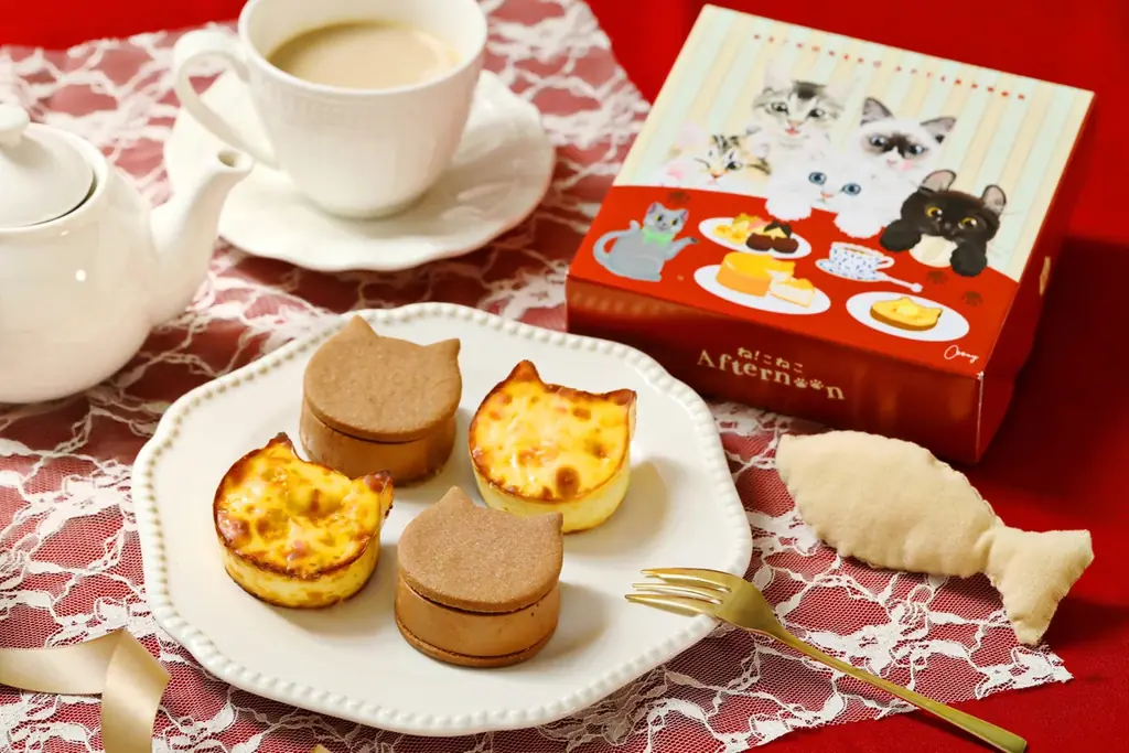【冬限定！ねこスイーツ】口溶けにゃめらか～な食感とチョコの甘み広がる『にゃめらか テリーヌショコラ』をはじめ、サクサククッキーとまろやかなショコラ×オレンジを楽しめる新作バターサンドが期間限定で新発売 画像 8