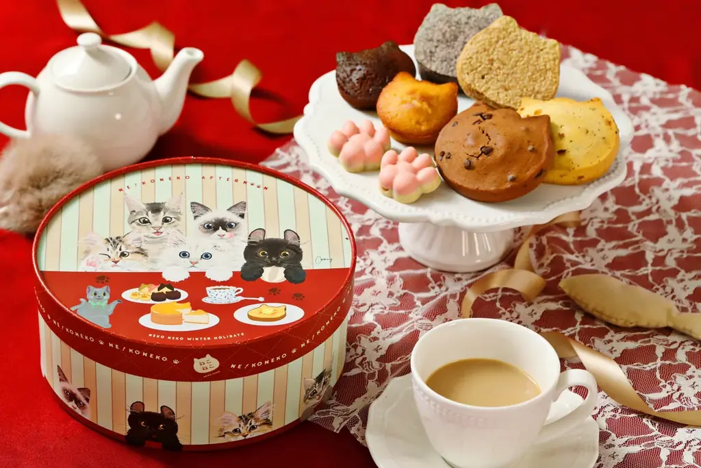 【冬限定！ねこスイーツ】口溶けにゃめらか～な食感とチョコの甘み広がる『にゃめらか テリーヌショコラ』をはじめ、サクサククッキーとまろやかなショコラ×オレンジを楽しめる新作バターサンドが期間限定で新発売 画像 9