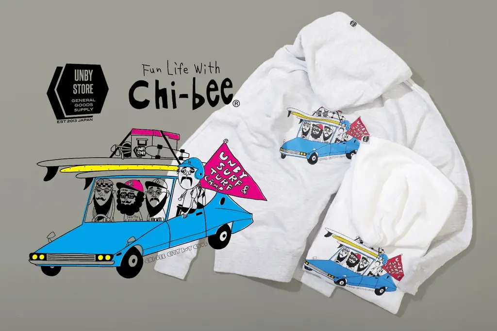 10/17発売｜UNBY×chi-bee描き下ろしコラボパーカー全解説