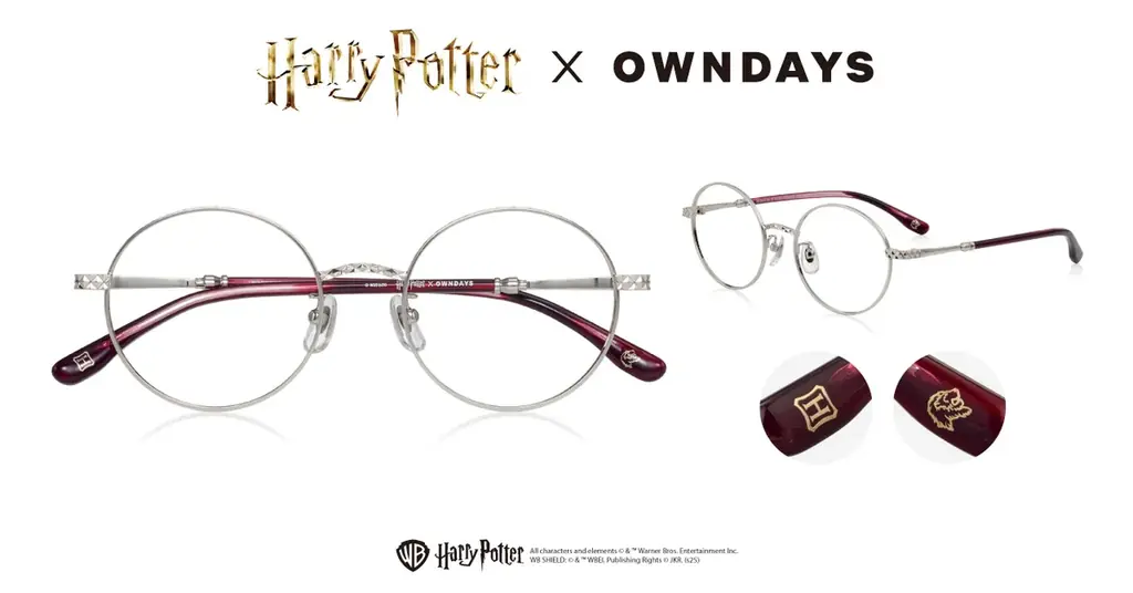 【OWNDAYS｜オンデーズ】あなたもホグワーツの魔法を楽しもう！大好評「ハリー・ポッター」コレクション第2弾！ホグワーツの4寮や“忍びの地図”、“クィディッチ”などをモチーフにした特別なコレクション 画像 2