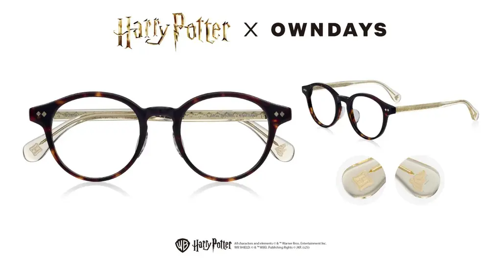 【OWNDAYS｜オンデーズ】あなたもホグワーツの魔法を楽しもう！大好評「ハリー・ポッター」コレクション第2弾！ホグワーツの4寮や“忍びの地図”、“クィディッチ”などをモチーフにした特別なコレクション 画像 5
