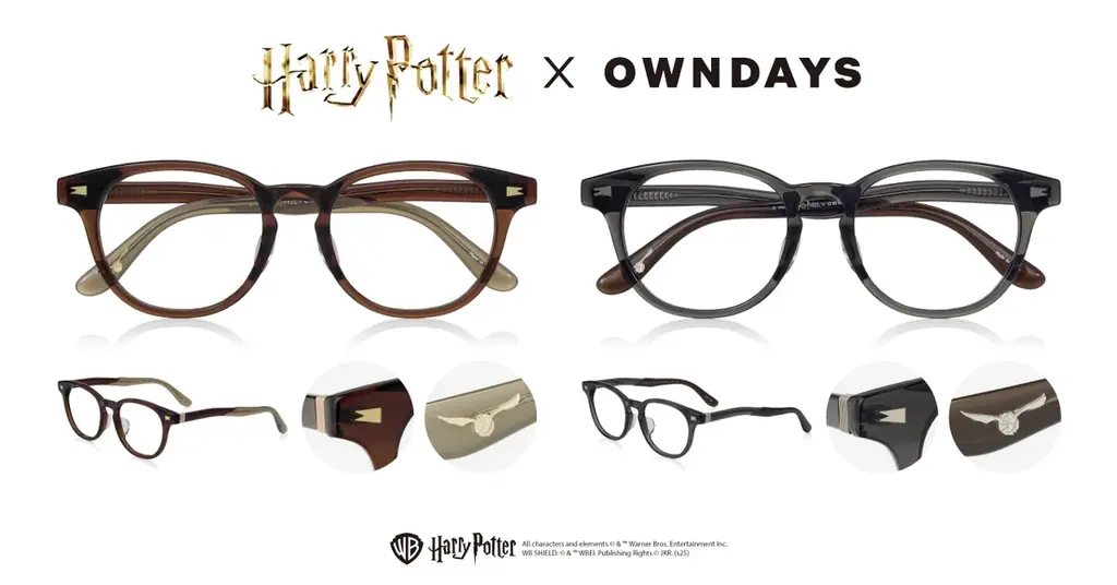 【OWNDAYS｜オンデーズ】あなたもホグワーツの魔法を楽しもう！大好評「ハリー・ポッター」コレクション第2弾！ホグワーツの4寮や“忍びの地図”、“クィディッチ”などをモチーフにした特別なコレクション 画像 9