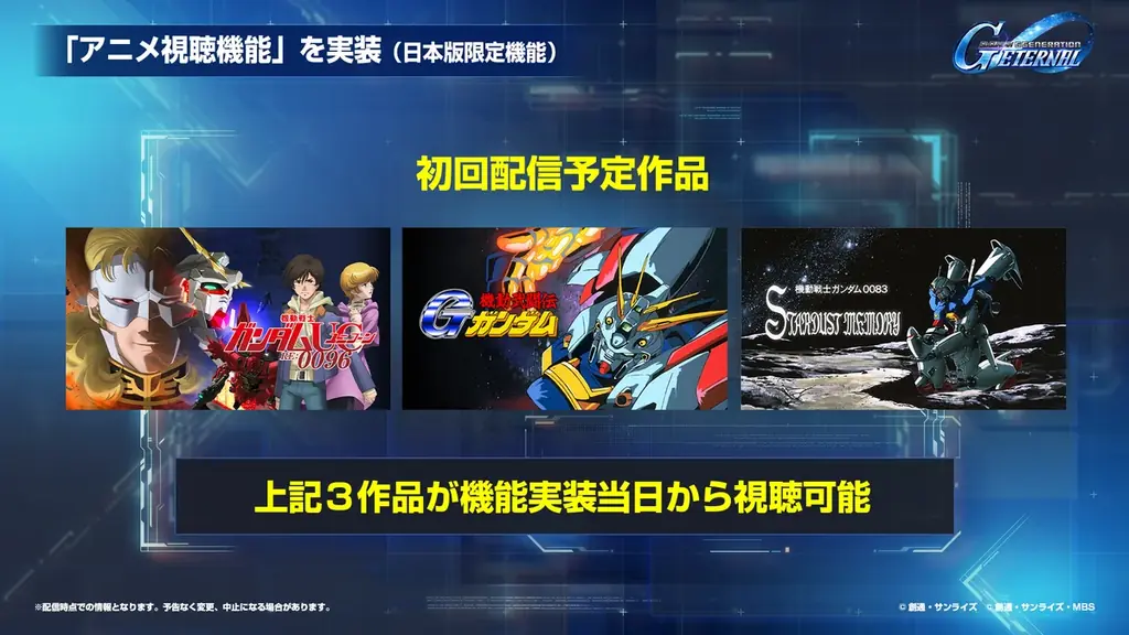 『SDガンダム ジージェネレーション エターナル』「ヒストリーステージ」が追加！ 画像 5