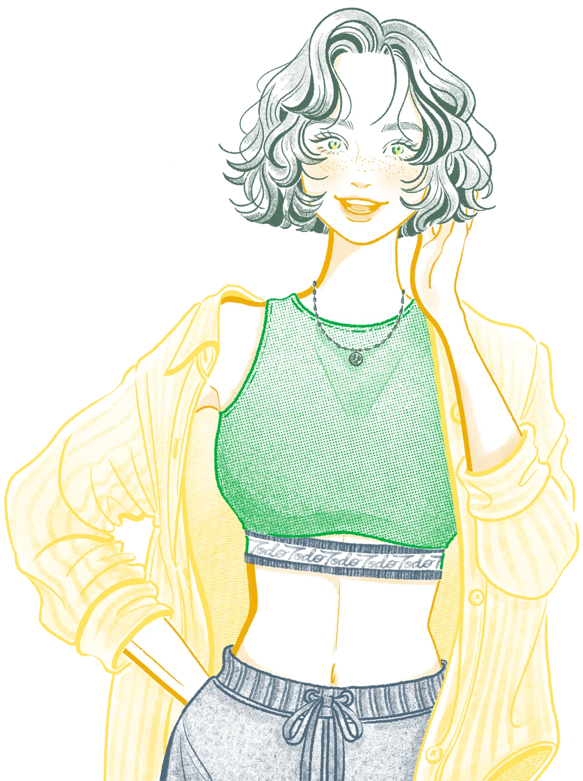 【ドン・キホーテ限定】香油香寮×イラストレーター ニシイズミユカ 個性プロデュース型ドライビングフレグランス「TODO」10/19発売 画像 13