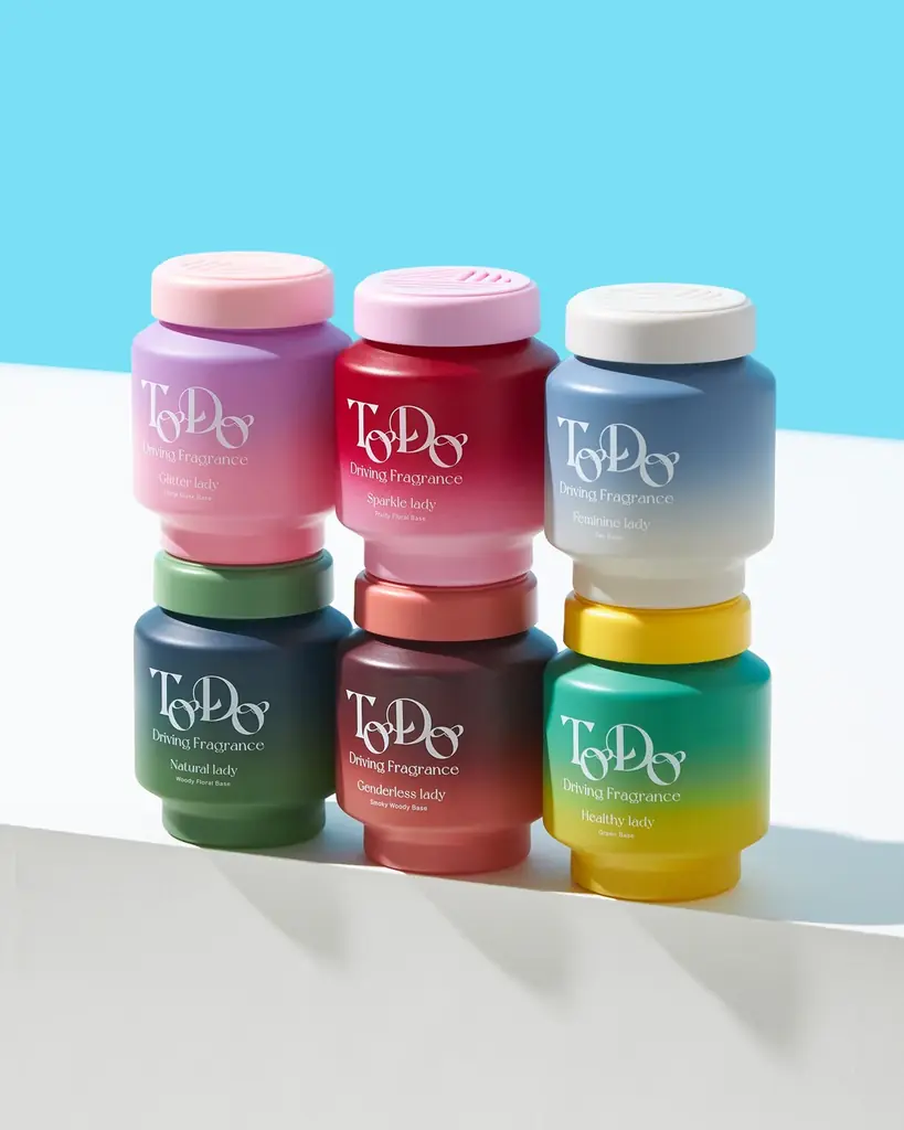 【ドン・キホーテ限定】香油香寮×イラストレーター ニシイズミユカ 個性プロデュース型ドライビングフレグランス「TODO」10/19発売 画像 6