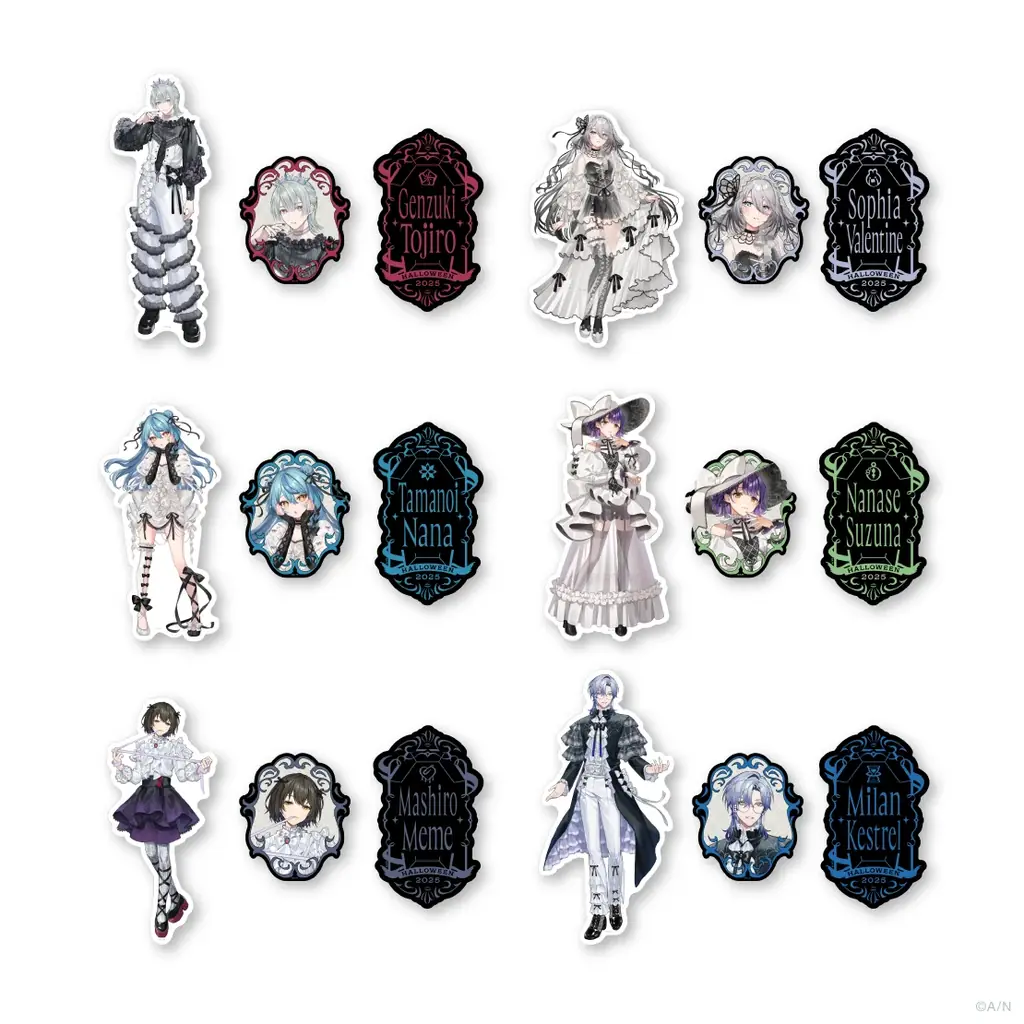 にじさんじから「Gothic Night NIJISANJI HALLOWEEN 2025」グッズの販売が決定！2025年10月17日(金)18時より販売開始！ 画像 5