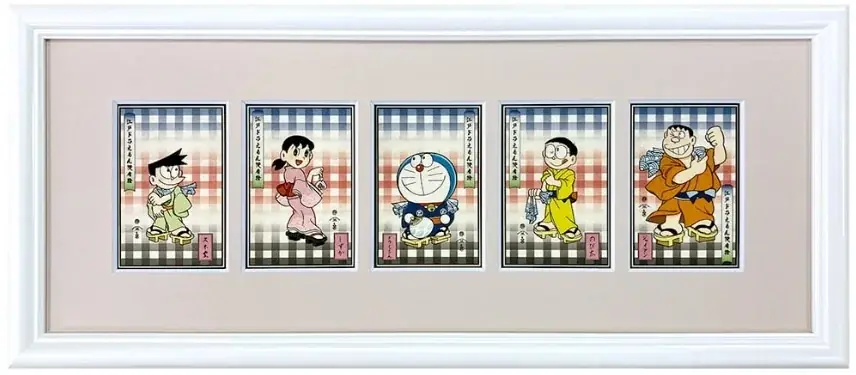 ドラえもんが浮世絵の江戸役者に！？「江戸ドラえもん役者絵」誕生！歌川国貞の名作をモチーフに描いた浮世絵ならではの美意識と遊び心が息づく一枚 画像 2