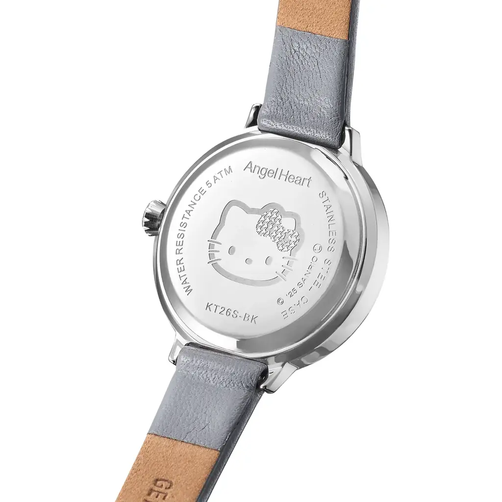 『ハローキティ』と時計ブランド『Angel Heart』のコラボレーションウォッチ第二弾を10月17日に発売。時計ボックスの代わりに時計デザインとリンクしたオリジナルチェーンショルダーバッグ付き。 画像 3