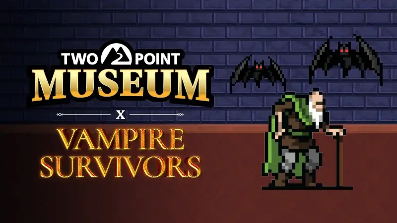 ツーポイントミュージアム、無料6.0でVampire Survivorsコラボ