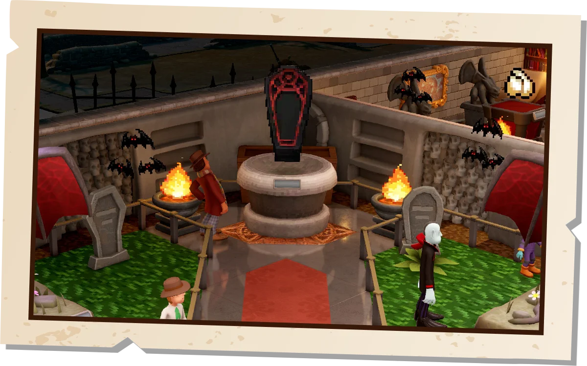 ヘンテコ博物館経営シミュレーション『ツーポイントミュージアム』無料アップデート6.0を配信！ゴシックホラーカジュアルゲーム『Vampire Survivors』とのコラボも追加！ 画像 5