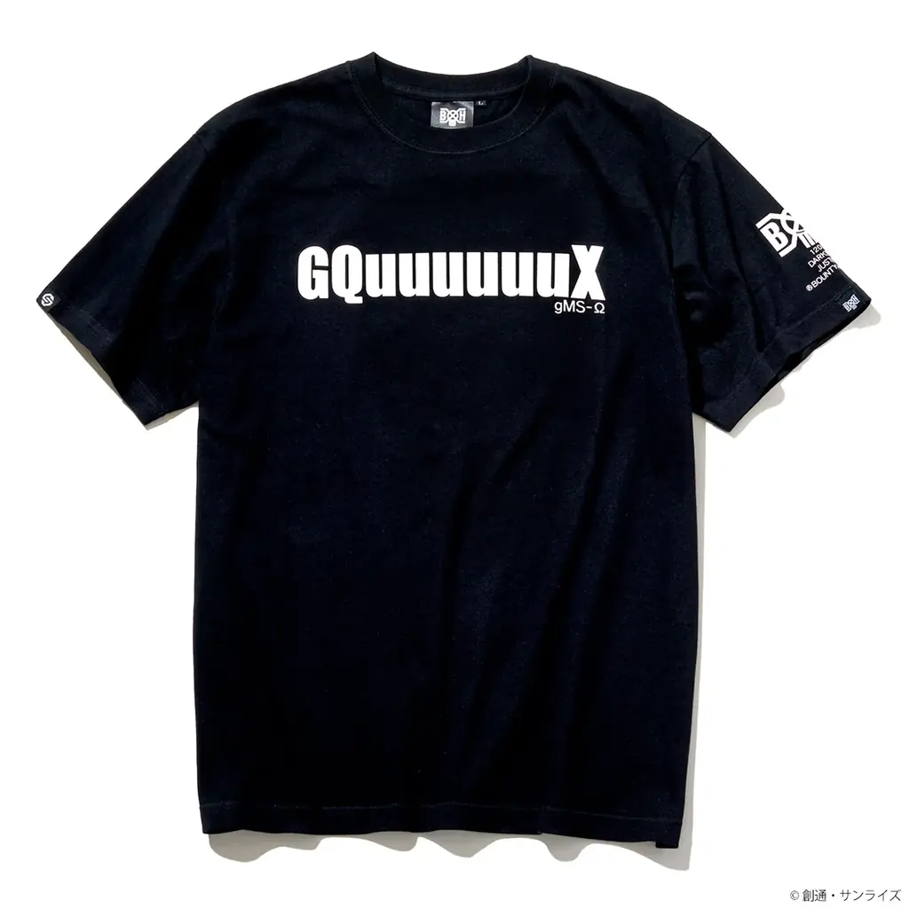 『機動戦士Gundam GQuuuuuuX』と、裏原宿発信ブランドの元祖、「BOUNTY HUNTER」とのコラボTシャツが登場！ 画像 2
