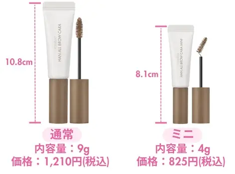 rom&nd人気リップと眉マスカラがポーチにすっぽり可愛いミニサイズに！ 画像 9