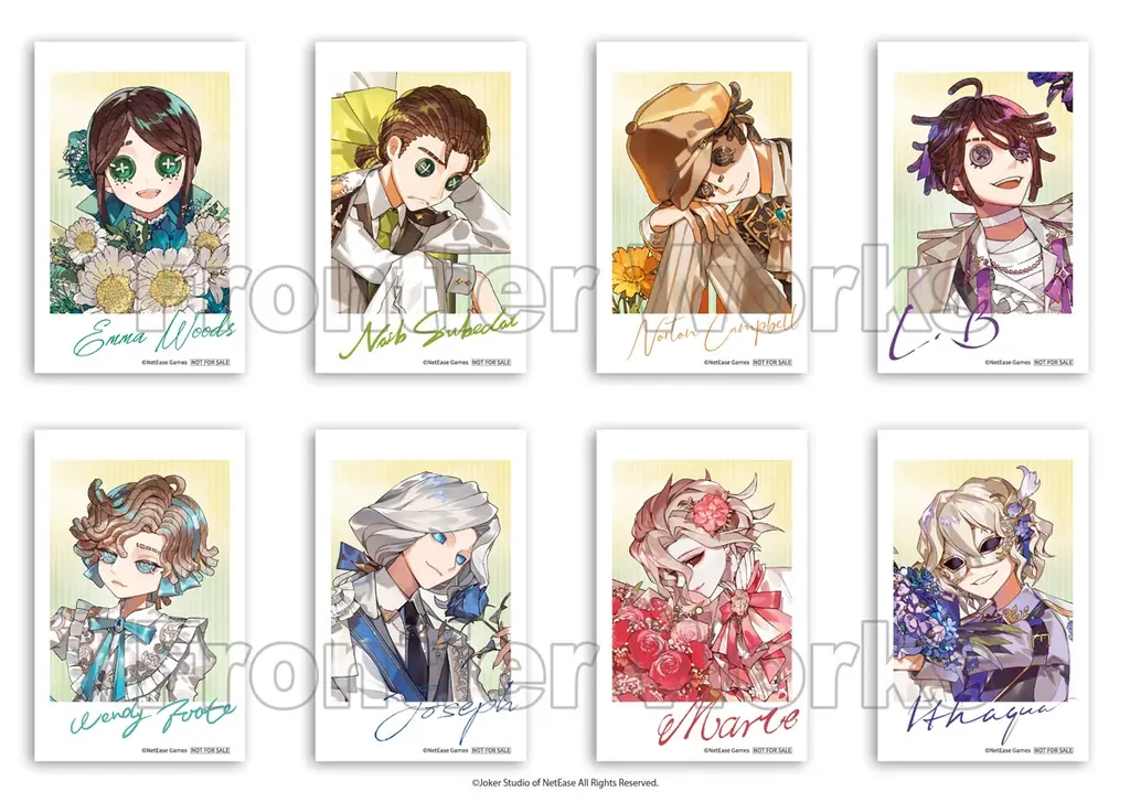 『Identity V 第五人格』AGF2025で販売するイベント商品の全キャラクター描き起こしイラスト＆商品詳細公開！会場購入特典配布＆SNS連動キャンペーンも実施決定！ 画像 7