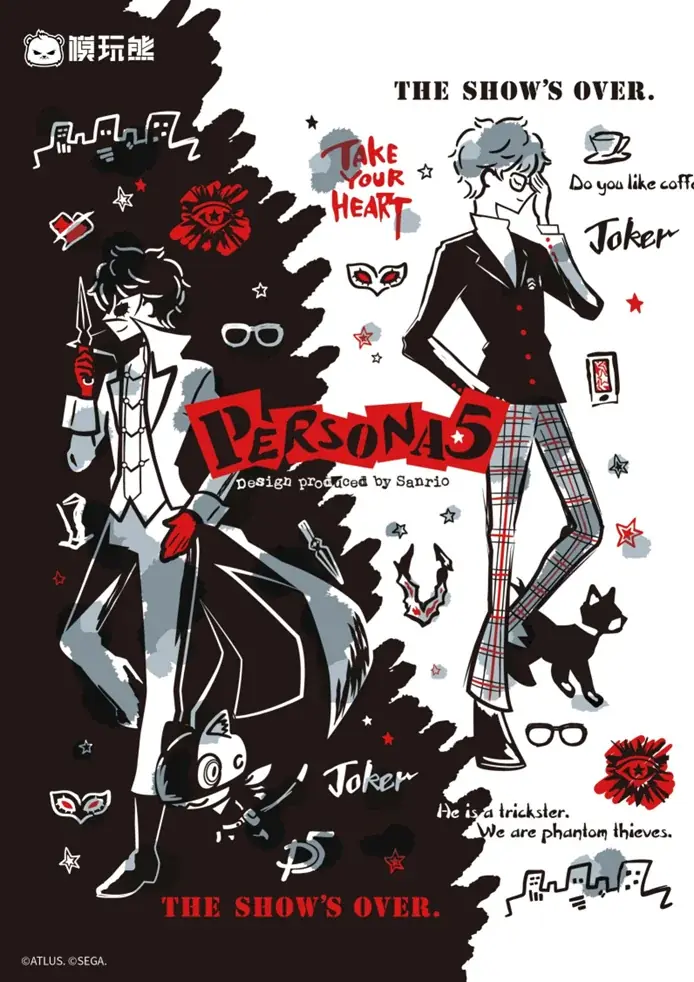 中国・KUMATOYS全国30店舗とオンライショップにて『ペルソナXサンリオ』POPUP SHOP「PERSONA5 Design Produced by Sanrio」の独占同時開催中！ 画像 1