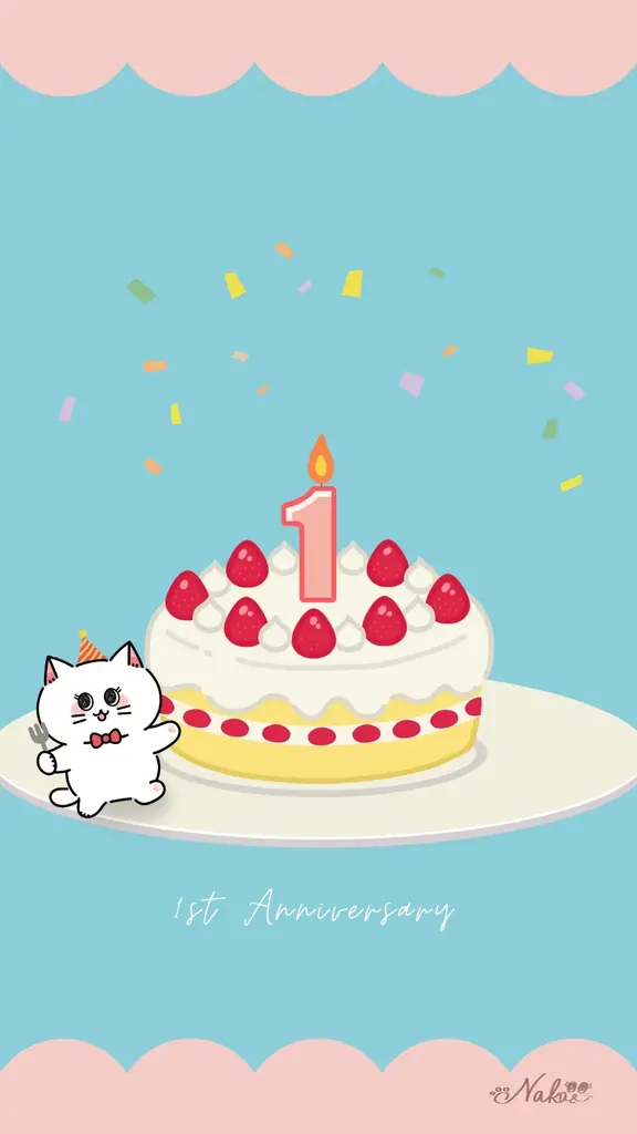 【祝・SNS開設1周年】日頃の感謝を込めて、看板猫「おしゃこ」から特別な待ち受け画像をプレゼント。 画像 2