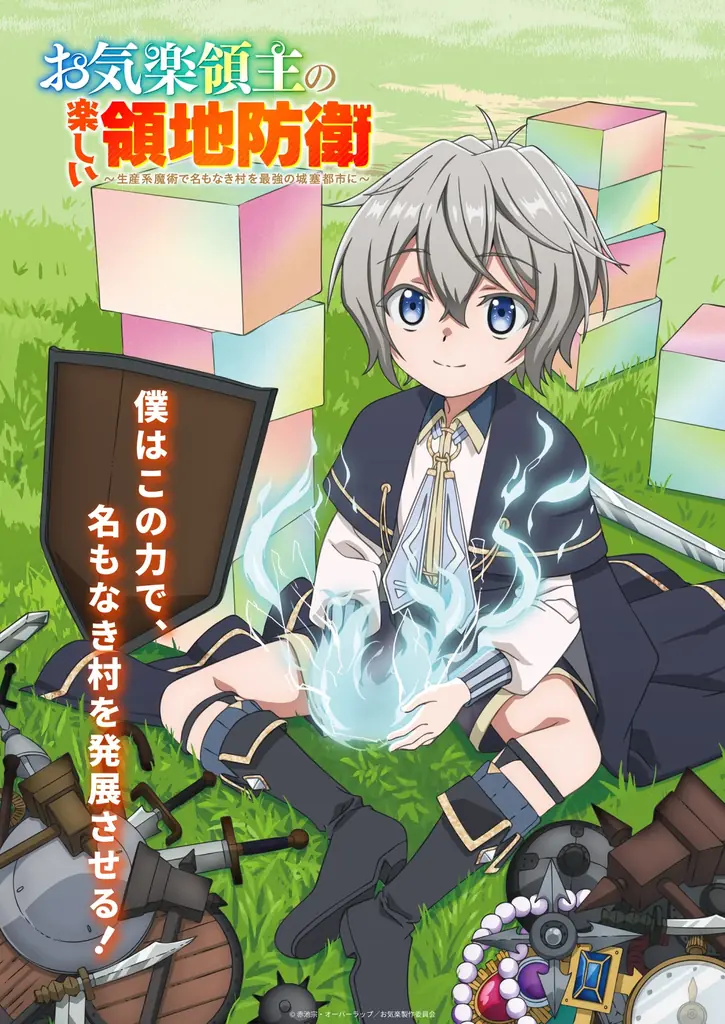 TVアニメ「お気楽領主の楽しい領地防衛～生産系魔術で名もなき村を最強の城塞都市に～」が2026年1月より放送・配信開始！第2弾PV・場面写真・追加キャスト・オープニングテーマ情報も一挙解禁！ 画像 1