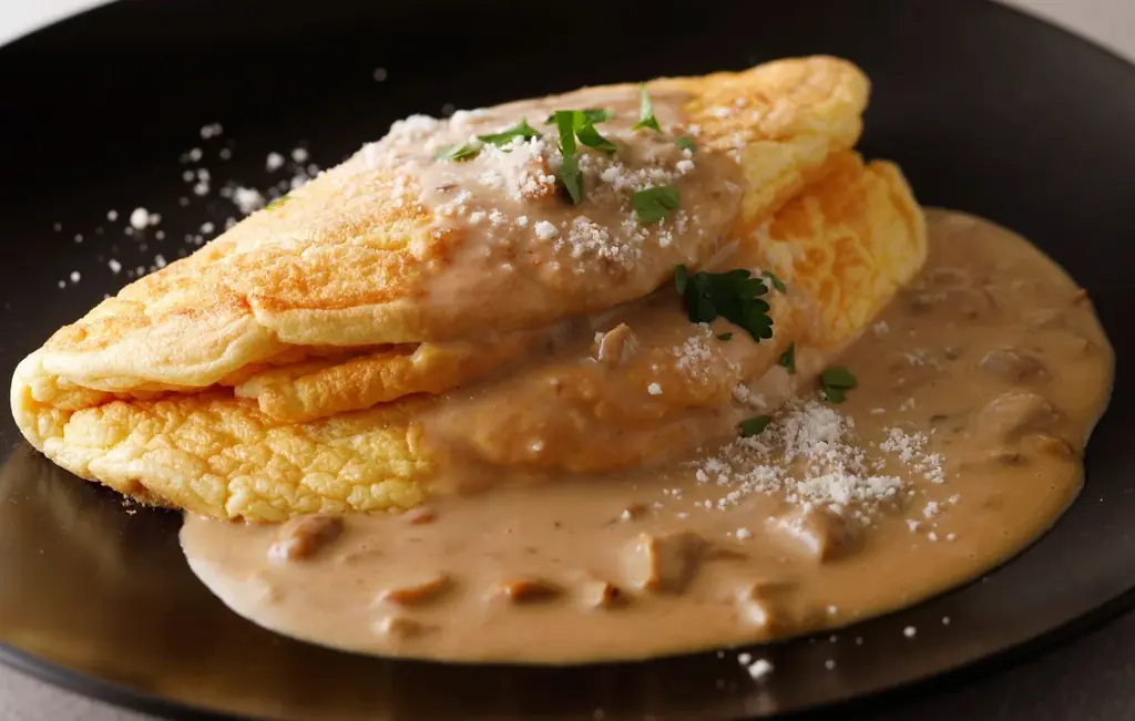 秋薫る、世界三大キノコが主役の“ふわしゅわ”オムレツが新登場！ 画像 3