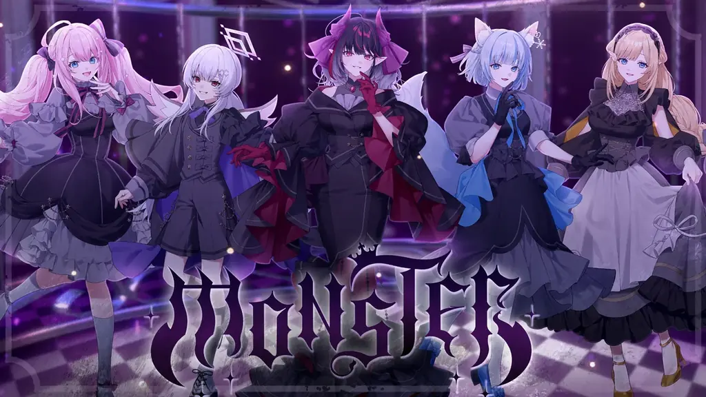 アイドルVTuber「クインテ」、最新曲「MONSTER」のMusic Videoを公開！5人のモンスターが繰り広げる、クインテらしさ満載のハロウィンパーティも開催！ 画像 1