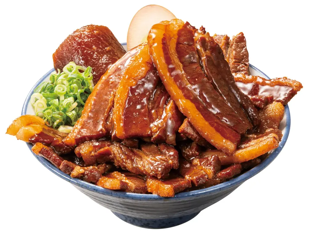 【煮込みの代表】とろける厚切り豚バラ肉と味しみ大根を豪快な丼で！「豚バラ大根丼」肉めし岡もとに新登場 画像 3