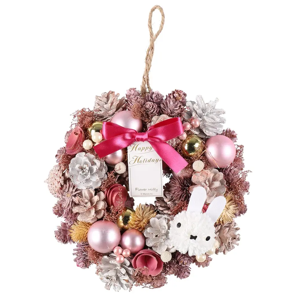 ミッフィーのお花屋さん「フラワーミッフィー」にて、2025年10月31日(金)よりお部屋を華やかに彩るホリデーシーズンにぴったりな、クリスマスオーナメント2種が登場！ 画像 4