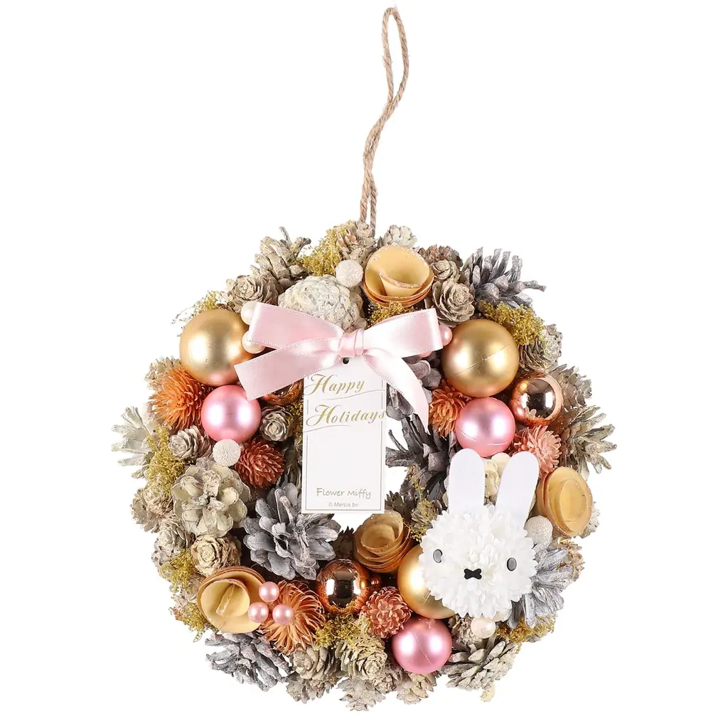 ミッフィーのお花屋さん「フラワーミッフィー」にて、2025年10月31日(金)よりお部屋を華やかに彩るホリデーシーズンにぴったりな、クリスマスオーナメント2種が登場！ 画像 6