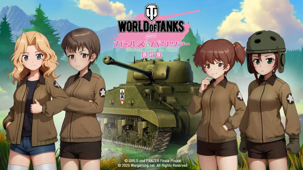 WoT×ガルパン再び　サンダース参戦で新車輌と搭乗員