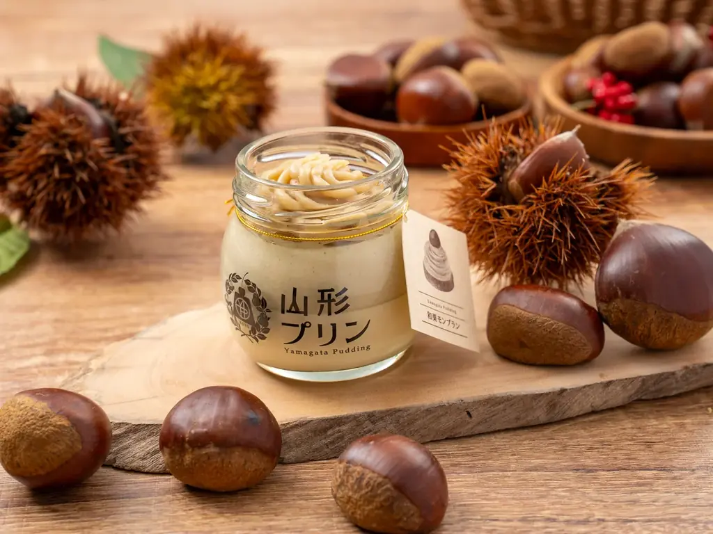 【山形プリン】濃厚な＜和栗・蜜芋・かぼちゃ＞を味わい尽くす！季節限定「和栗モンブランプリン」「蜜芋プリン」に加え、カフェ限定「かぼちゃモンブランプリン」も登場。 画像 2