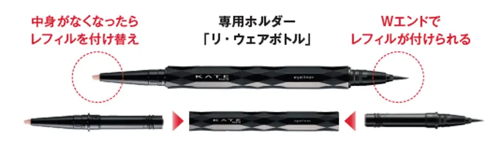 KATE “眉シャーペン”でリアルな毛流れ眉が完成！0.8㎜の超極細芯「アイブロウペンシルスーパースリム0.8」新登場。 画像 13